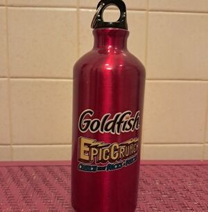 Goldfish Epic Crunch Red Water Bottle
